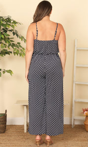 Curvy Printed Jumpsuit