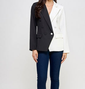 Scarlett Black & White Blazer